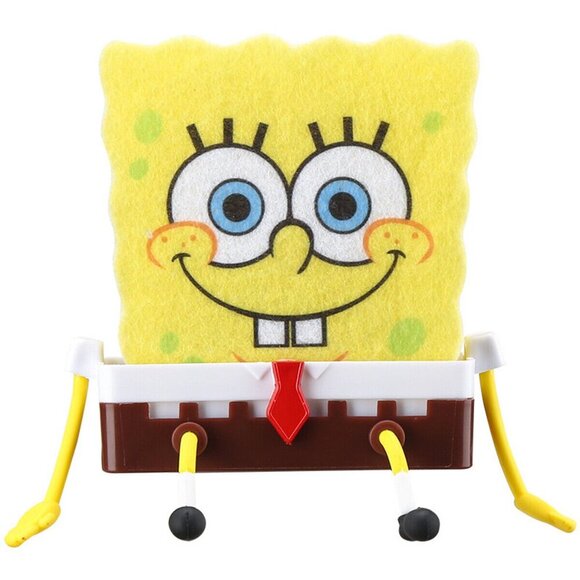 Sponge Bob Sponge Holder With Sponge Bob Graphic Sponge and Plastic Plate NEW! - Picture 2 of 10